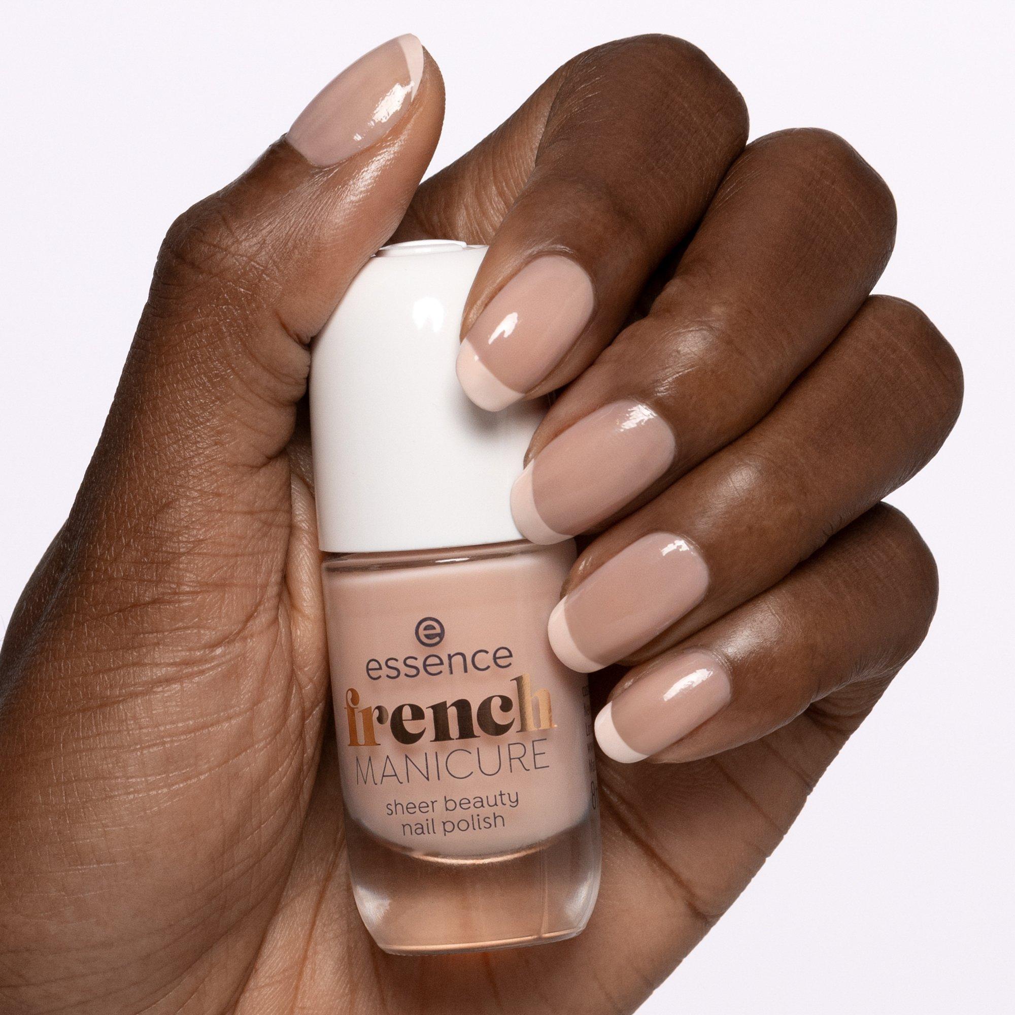 french MANICURE sheer beauty nail polish